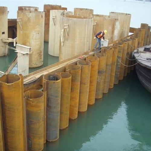 鞍山钢护筒现场安装